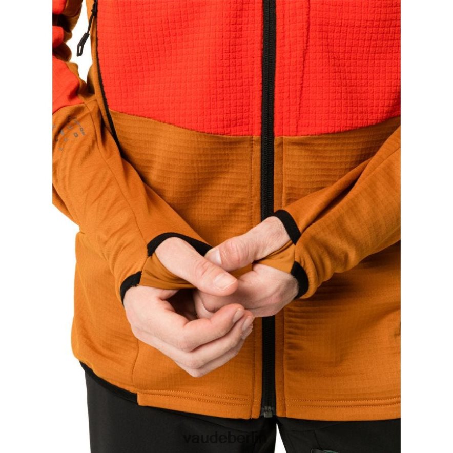 VAUDE Monviso Grid-Fleecejacke leuchtend rot Kleidung HLT4481539