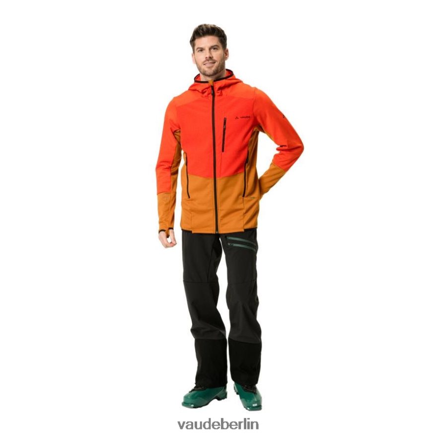 VAUDE Monviso Grid-Fleecejacke leuchtend rot Kleidung HLT4481539