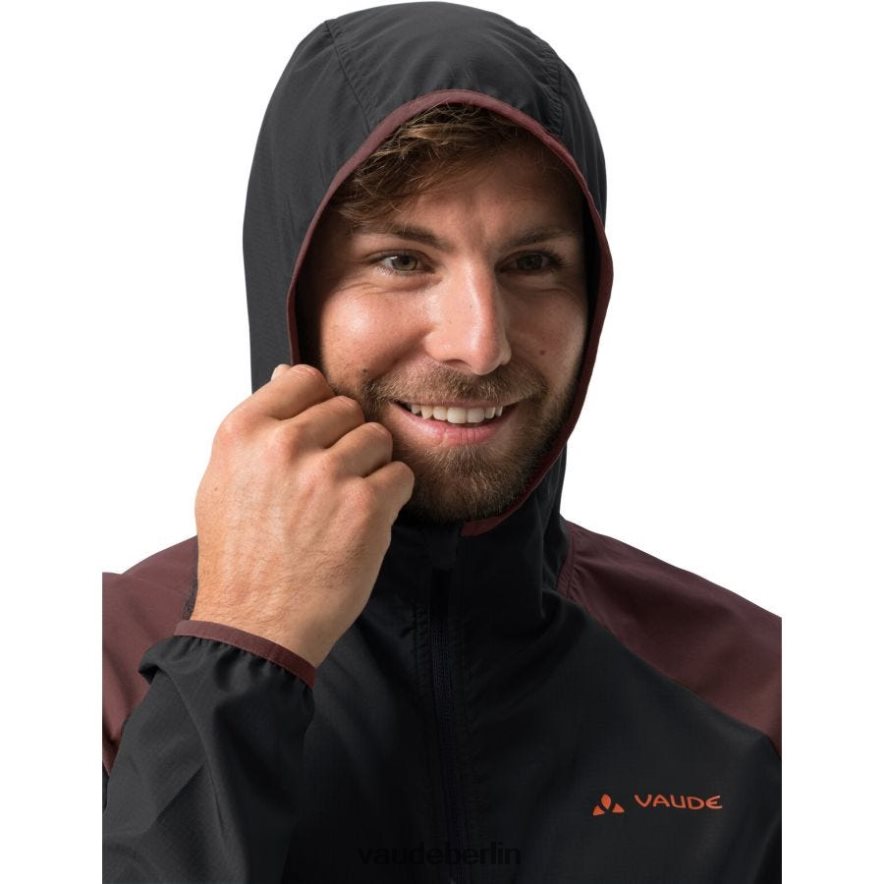 VAUDE Qimsa Air Radsport-Windjacke Schwarz Kleidung HLT4481246