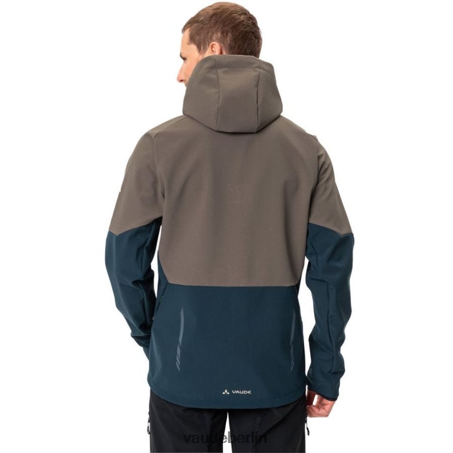 VAUDE Qimsa Softshell-Radjacke Kokosnuss/dunkles Meer Kleidung HLT4481392