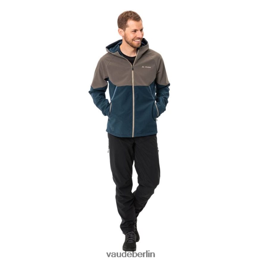 VAUDE Qimsa Softshell-Radjacke Kokosnuss/dunkles Meer Kleidung HLT4481392