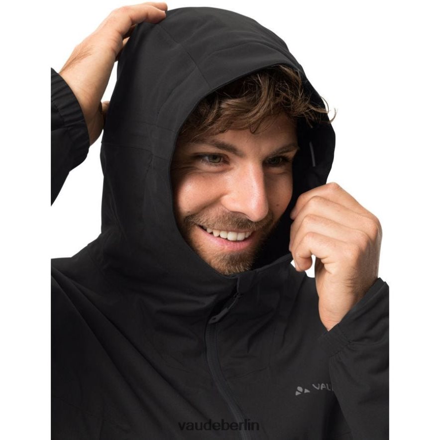 VAUDE Regenjacke für Radfahrer Schwarz Kleidung HLT4481291