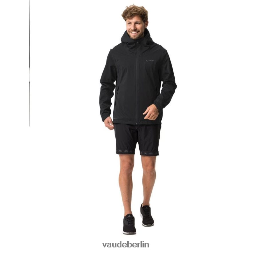 VAUDE Regenjacke für Radfahrer Schwarz Kleidung HLT4481291