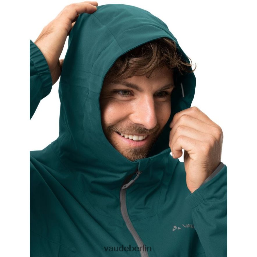 VAUDE Regenjacke für Radfahrer Stockentengrün Kleidung HLT4481288