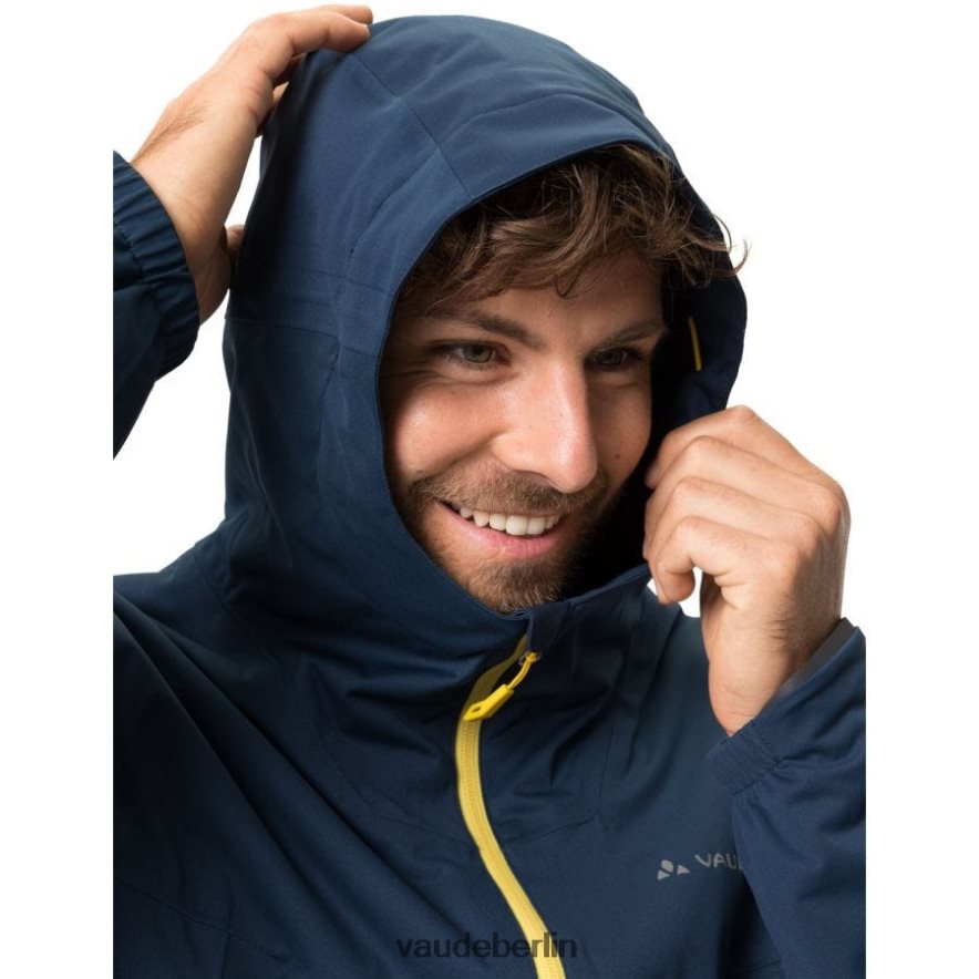 VAUDE Regenjacke für Radfahrer dunkles Meer Kleidung HLT4481289