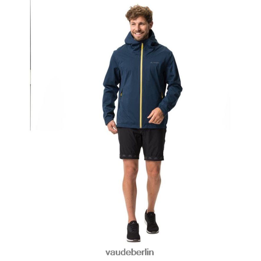 VAUDE Regenjacke für Radfahrer dunkles Meer Kleidung HLT4481289