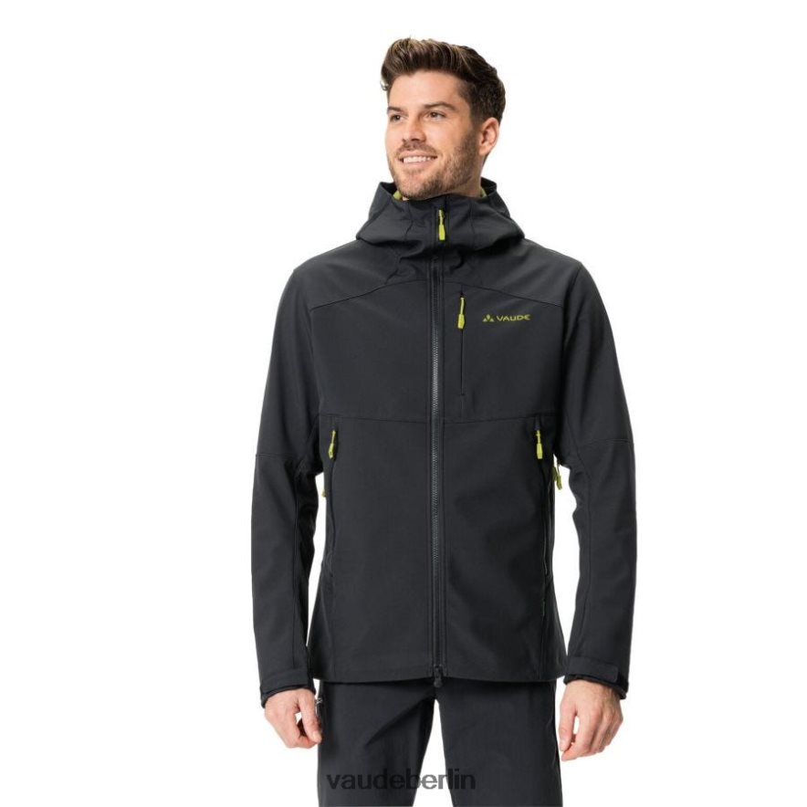 VAUDE Roccia II Softshelljacke schwarz/avocado Kleidung HLT4481354