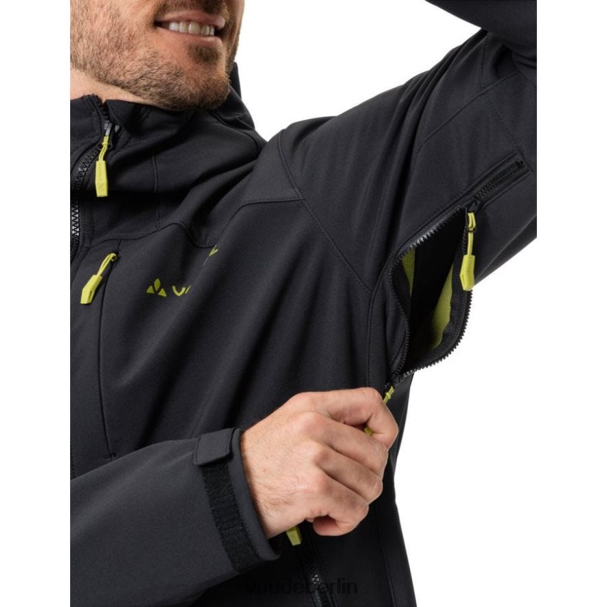VAUDE Roccia II Softshelljacke schwarz/avocado Kleidung HLT4481354