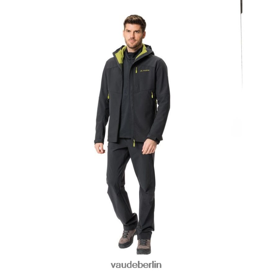 VAUDE Roccia II Softshelljacke schwarz/avocado Kleidung HLT4481354
