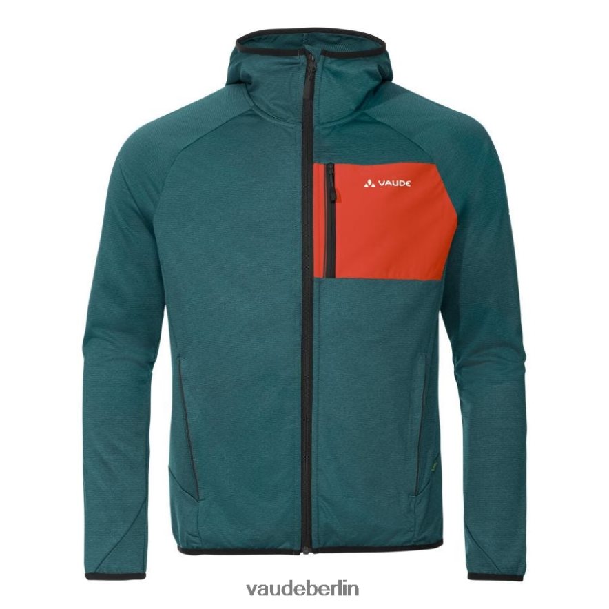 VAUDE Tekoa II Fleecejacke Schwarz Grün Kleidung HLT4481209