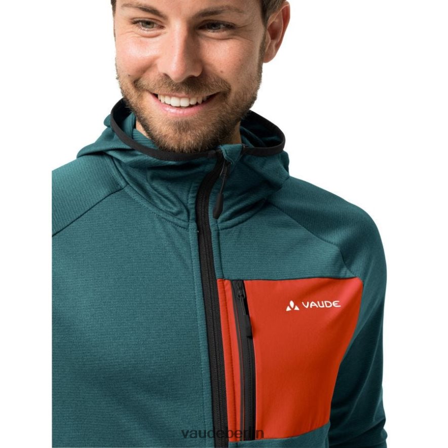 VAUDE Tekoa II Fleecejacke Schwarz Grün Kleidung HLT4481209