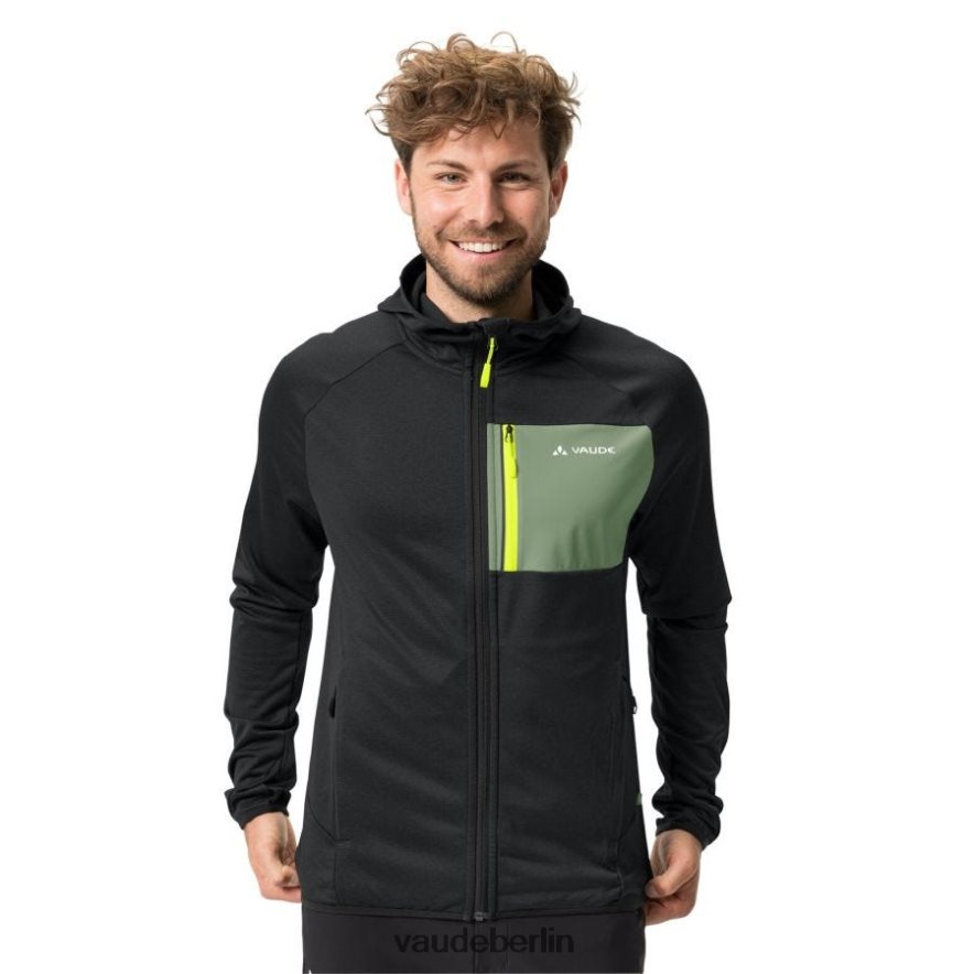VAUDE Tekoa II Fleecejacke Schwarz Grün Kleidung HLT4481212