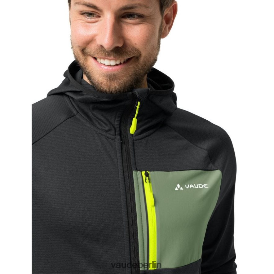 VAUDE Tekoa II Fleecejacke Schwarz Grün Kleidung HLT4481212