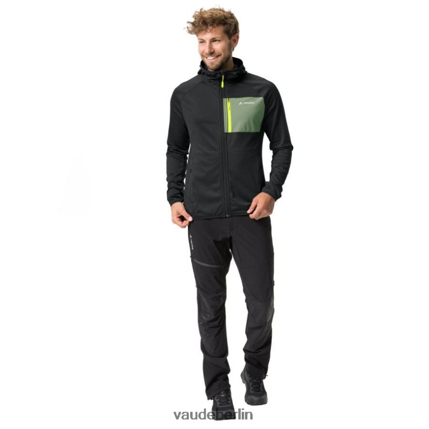 VAUDE Tekoa II Fleecejacke Schwarz Grün Kleidung HLT4481212