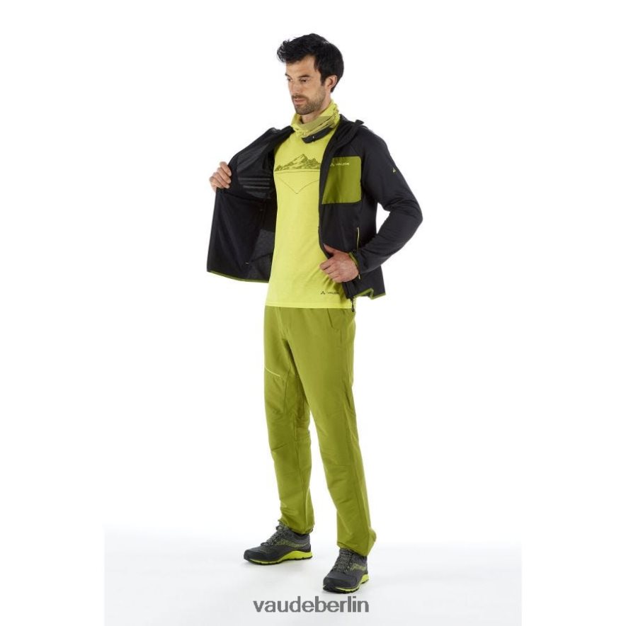 VAUDE Tekoa II Fleecejacke Schwarz Grün Kleidung HLT4481212