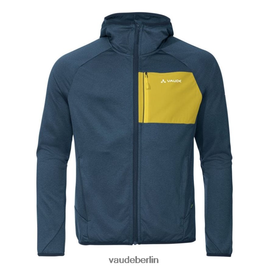VAUDE Tekoa II Fleecejacke dunkles Meer/Gelb Kleidung HLT4481213