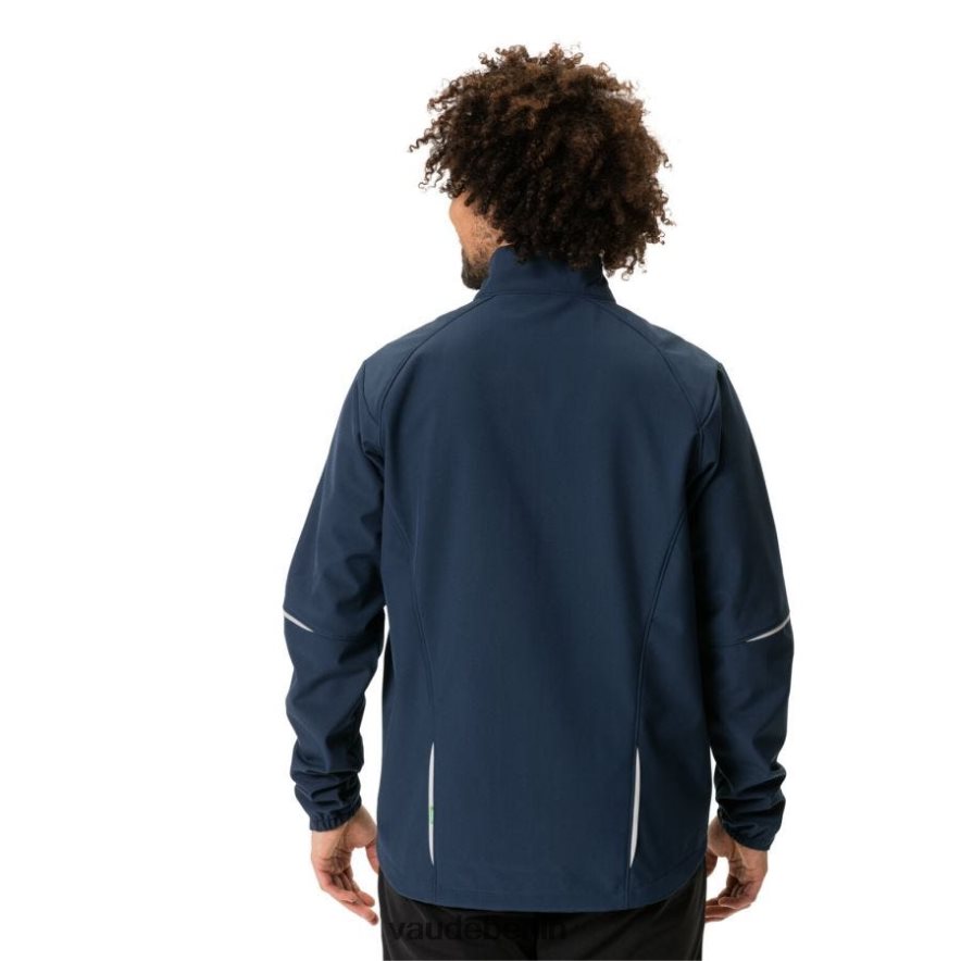 VAUDE Winterliche IV Fahrradjacke dunkles Meer/Rot Kleidung HLT4481381