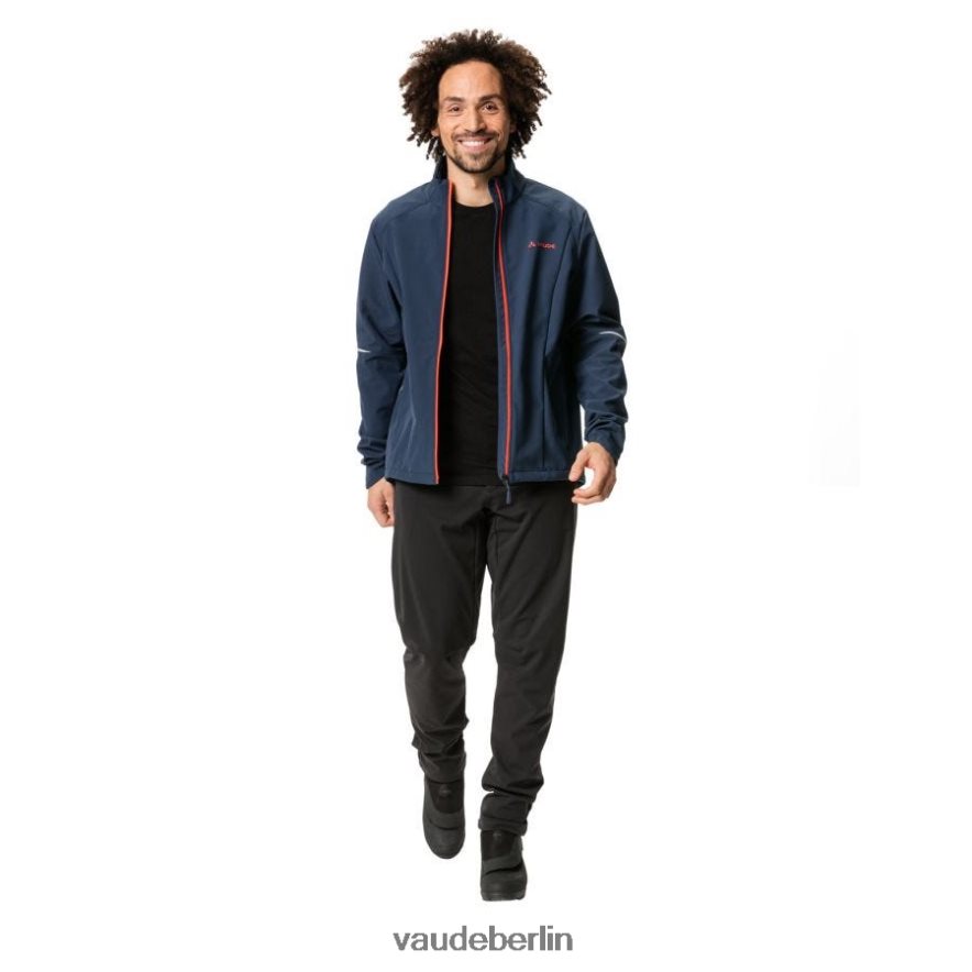 VAUDE Winterliche IV Fahrradjacke dunkles Meer/Rot Kleidung HLT4481381