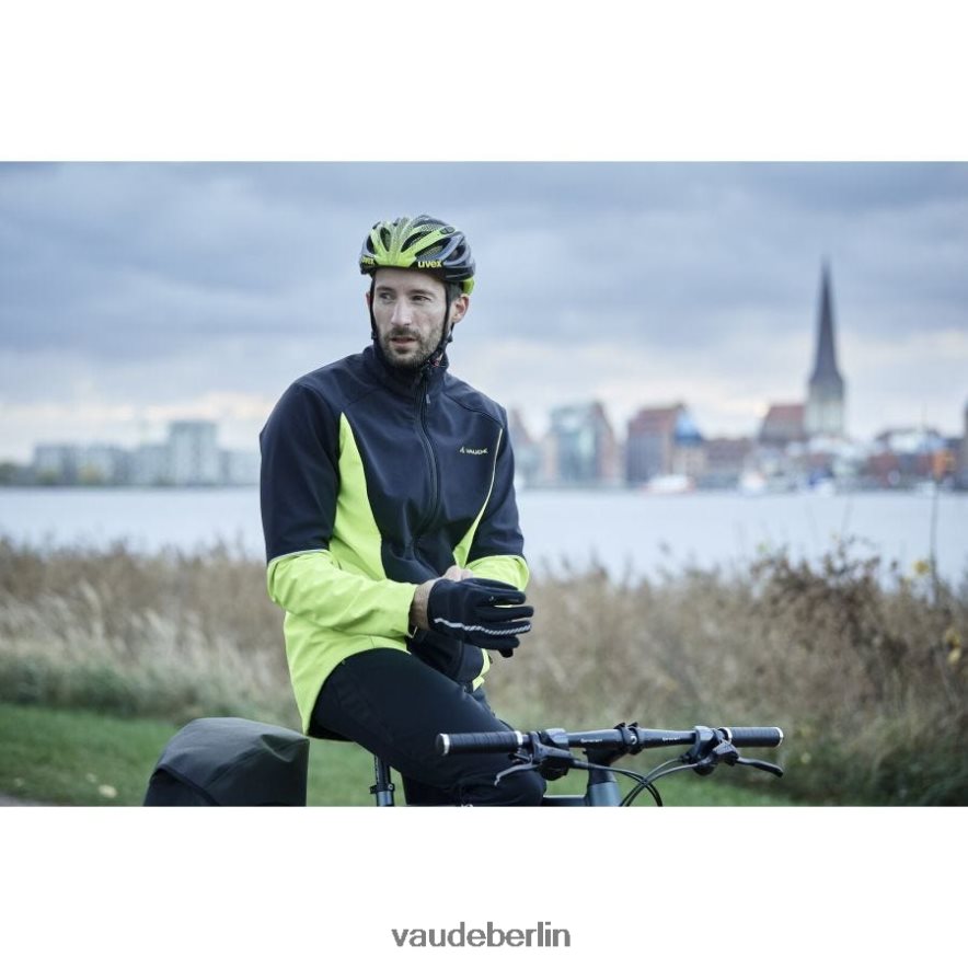 VAUDE Winterliche IV Fahrradjacke dunkles Meer/Rot Kleidung HLT4481381