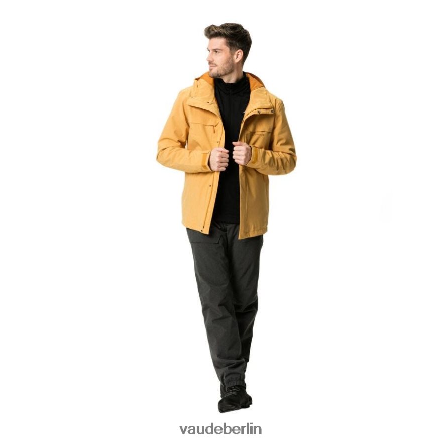 VAUDE Yaras Fahrrad-Regenjacke gelb verbrannt Kleidung HLT4481544