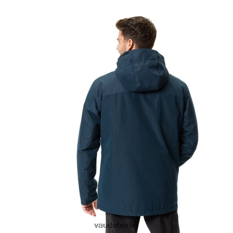 VAUDE elope 3-in-1 Outdoorjacke dunkles Meer/Rot Kleidung HLT4481434