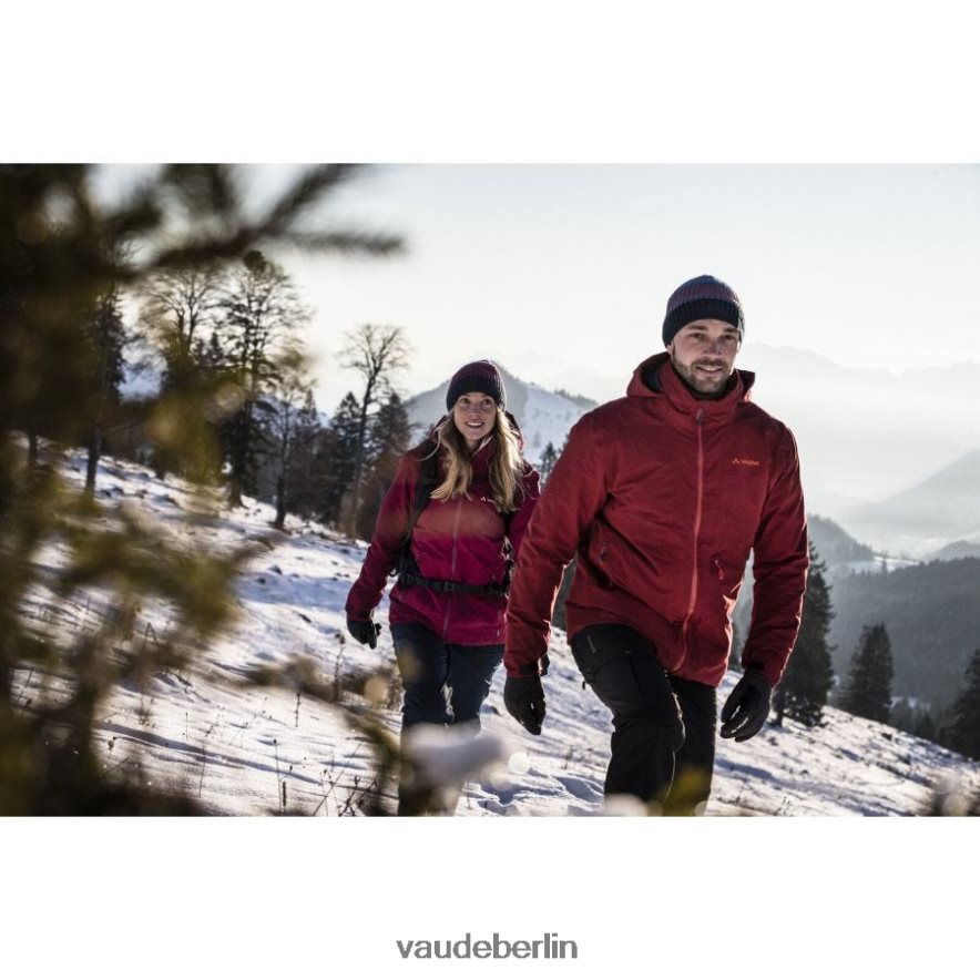 VAUDE elope 3-in-1 Outdoorjacke dunkles Meer/Rot Kleidung HLT4481434