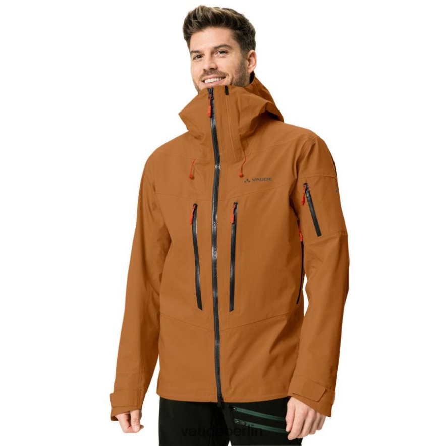 VAUDE monviso 3-lagige alpine Skitourenjacke schlickbraun Kleidung HLT4481449