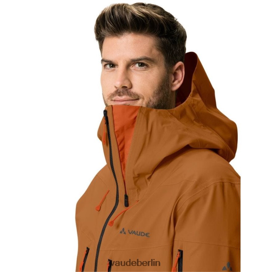 VAUDE monviso 3-lagige alpine Skitourenjacke schlickbraun Kleidung HLT4481449