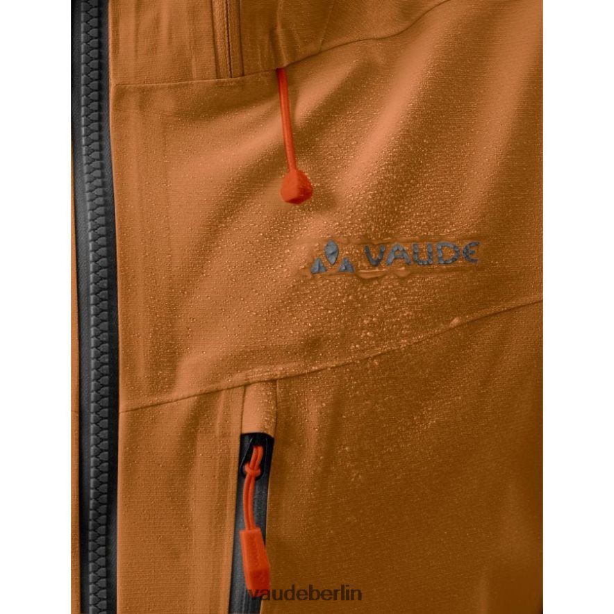 VAUDE monviso 3-lagige alpine Skitourenjacke schlickbraun Kleidung HLT4481449
