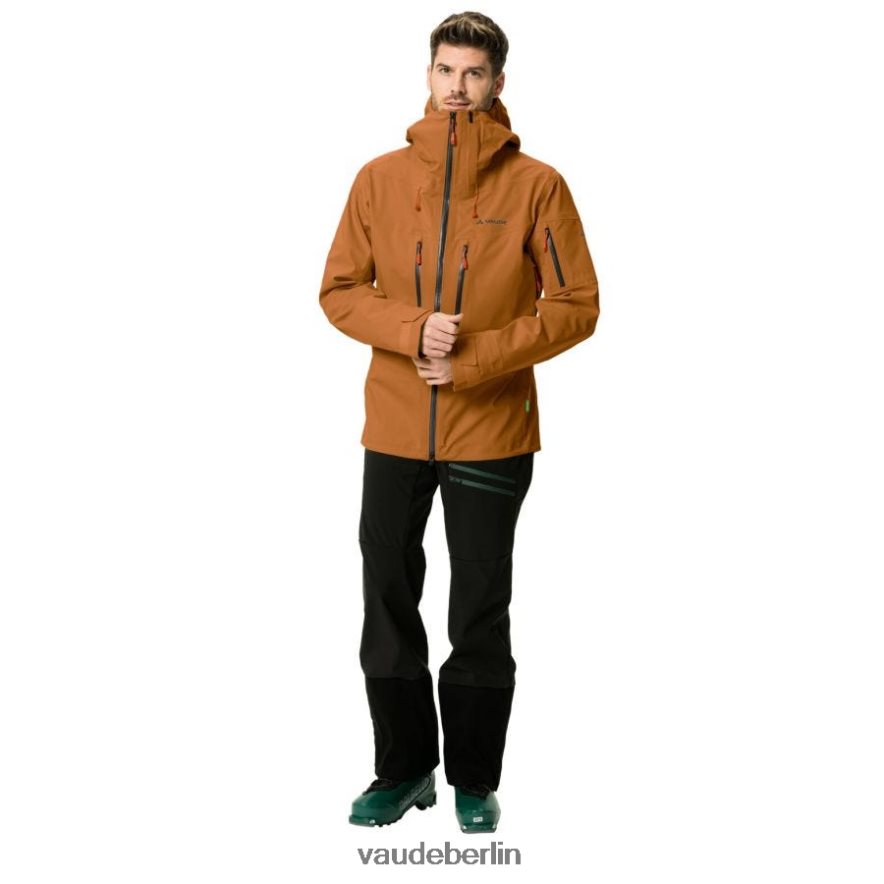 VAUDE monviso 3-lagige alpine Skitourenjacke schlickbraun Kleidung HLT4481449