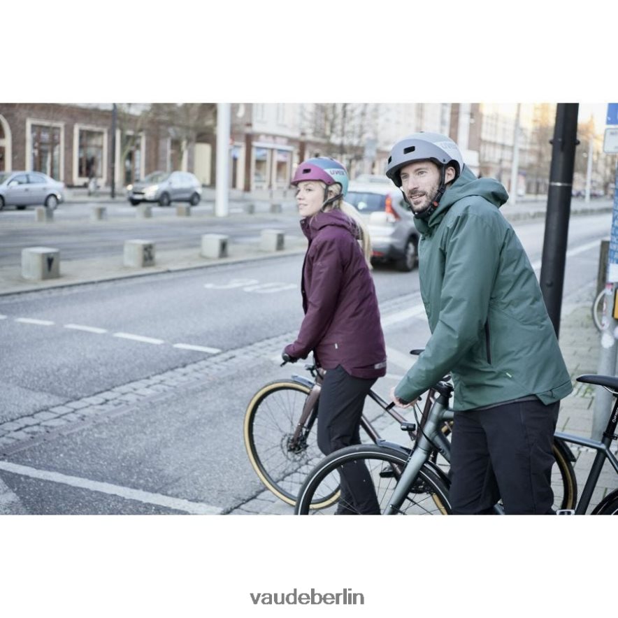 VAUDE warme Rad-Regenjacke Schwarz Kleidung HLT4481394