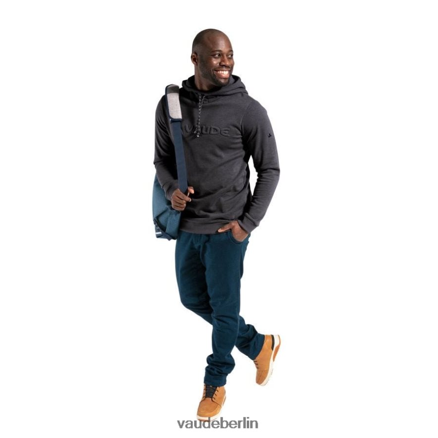 VAUDE Manukau II Kapuzenpullover Phantomschwarz Kleidung HLT4482005