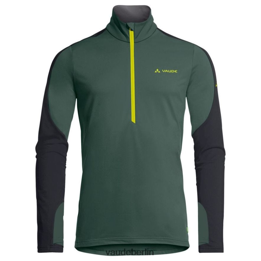 VAUDE Livigno Halfzip II Fleecepullover schwarzer/staubiger Wald Kleidung HLT4481990