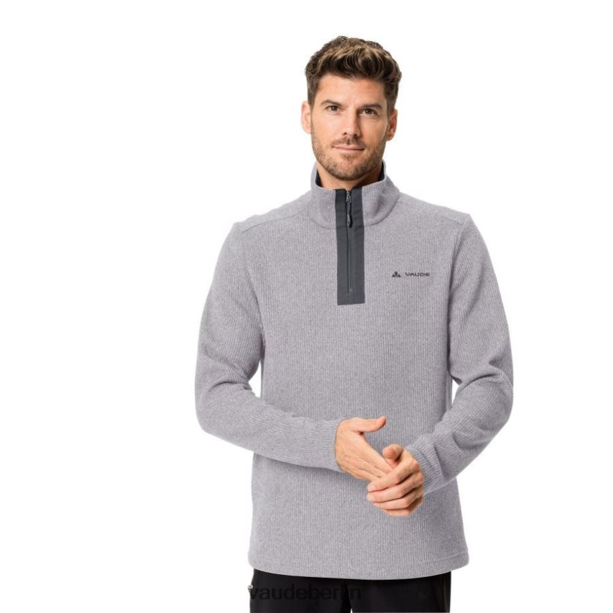 VAUDE Tesero-Pullover graue Melange Kleidung HLT4482002