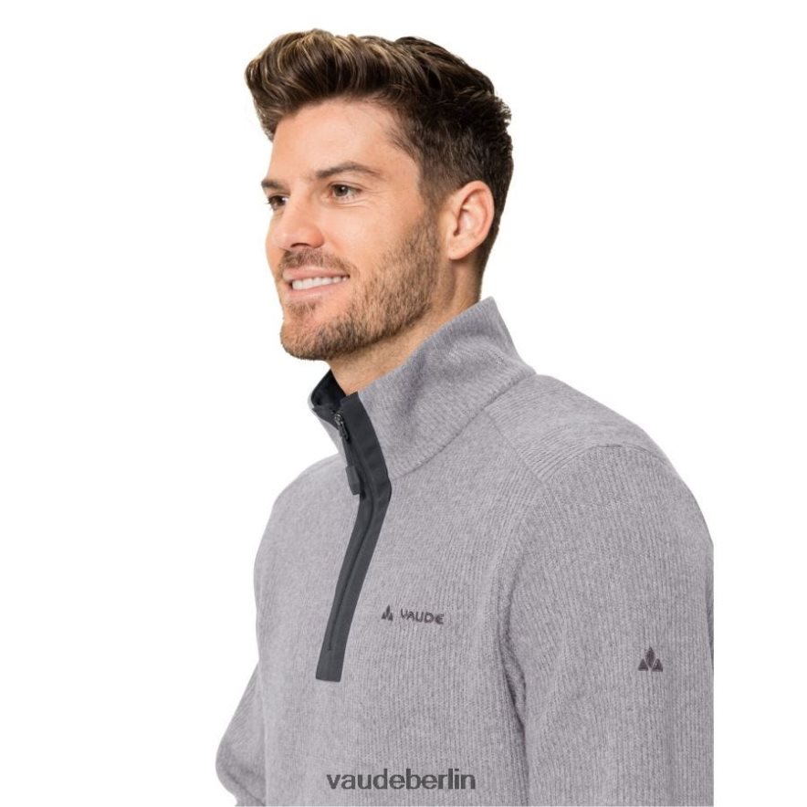 VAUDE Tesero-Pullover graue Melange Kleidung HLT4482002