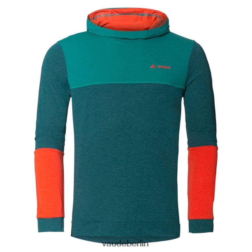 VAUDE Qimsa-Radsport-Sweatshirt mit Kapuze Schwarz Kleidung HLT4481776