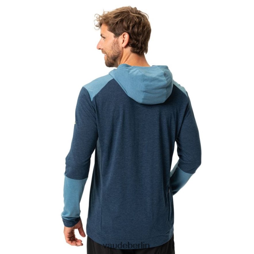 VAUDE Qimsa-Radsport-Sweatshirt mit Kapuze dunkles Meer Kleidung HLT4481779