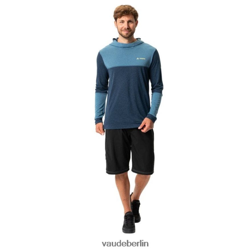VAUDE Qimsa-Radsport-Sweatshirt mit Kapuze dunkles Meer Kleidung HLT4481779