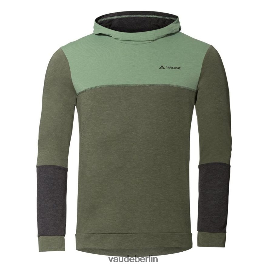 VAUDE Qimsa-Radsport-Sweatshirt mit Kapuze khaki Kleidung HLT4481778