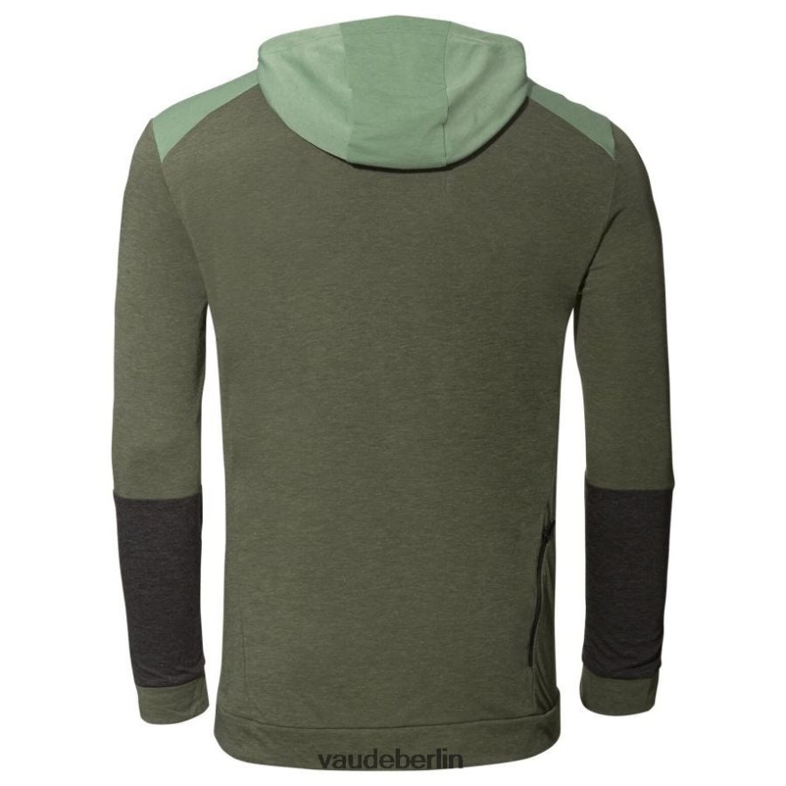 VAUDE Qimsa-Radsport-Sweatshirt mit Kapuze khaki Kleidung HLT4481778