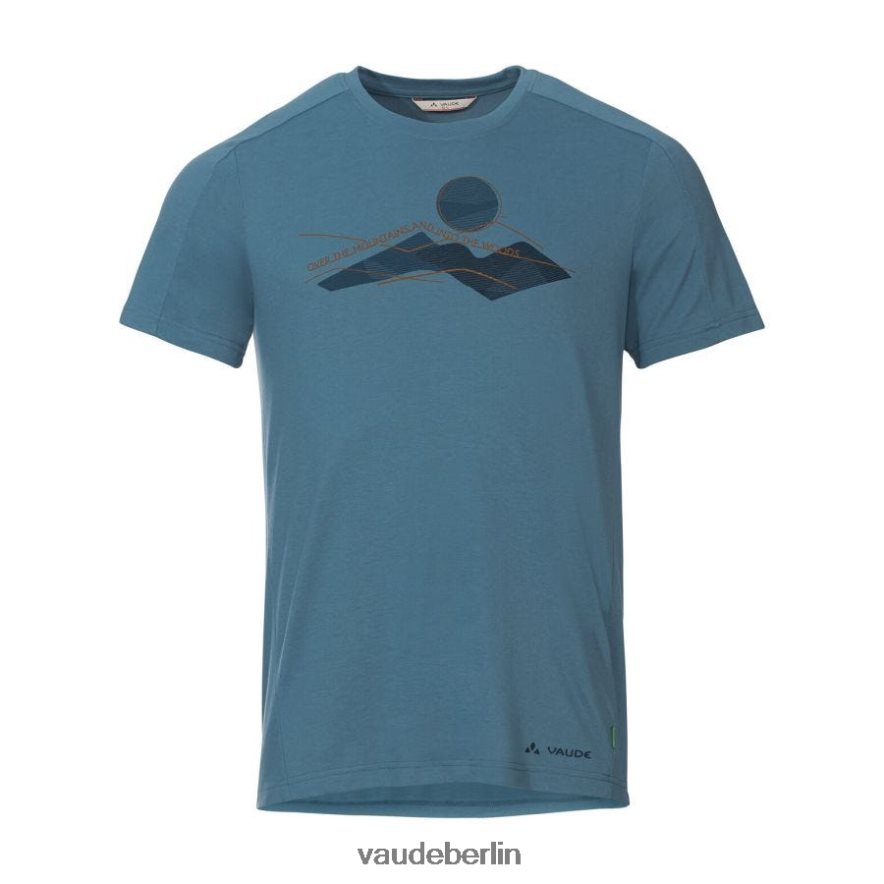 VAUDE Glenn-T-Shirt blaugrau/dunkles Meer Kleidung HLT4481870