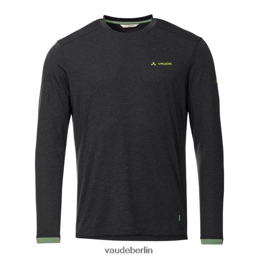 VAUDE Sveit II Langarm-T-Shirt Schwarz Grün Kleidung HLT4481954