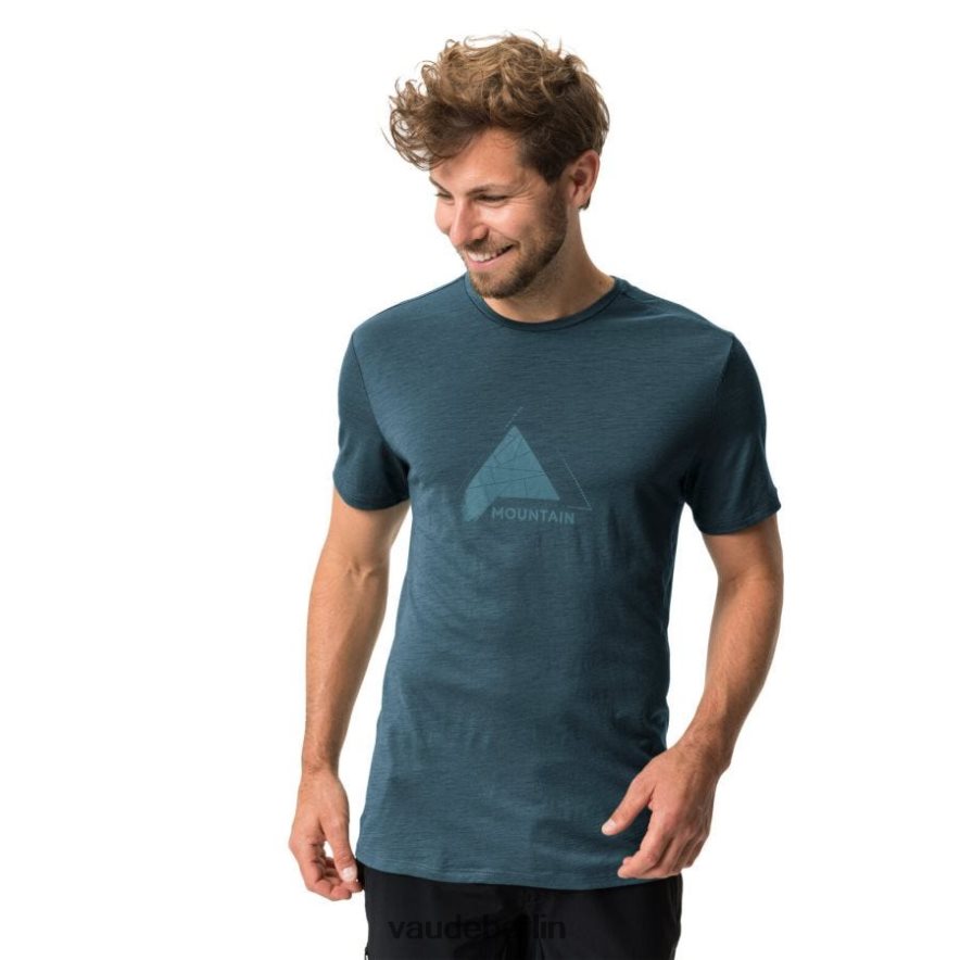 VAUDE T-Shirt aus Tekoa-Wolle dunkles Meer Kleidung HLT4481935