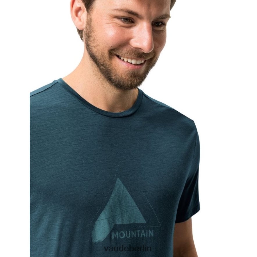 VAUDE T-Shirt aus Tekoa-Wolle dunkles Meer Kleidung HLT4481935
