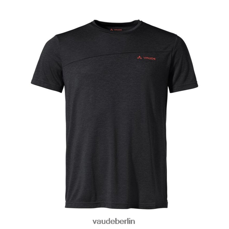 VAUDE Weiches T-Shirt Schwarz Rot Kleidung HLT4481783