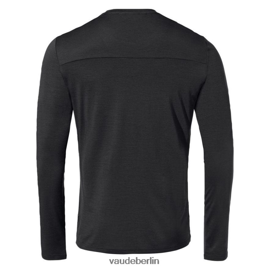 VAUDE monviso Merino-Langarm-T-Shirt Schwarz Kleidung HLT4481967
