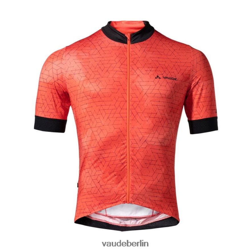 VAUDE Furka Rennradtrikot mit durchgehendem Reißverschluss Schwarz Kleidung HLT4481949