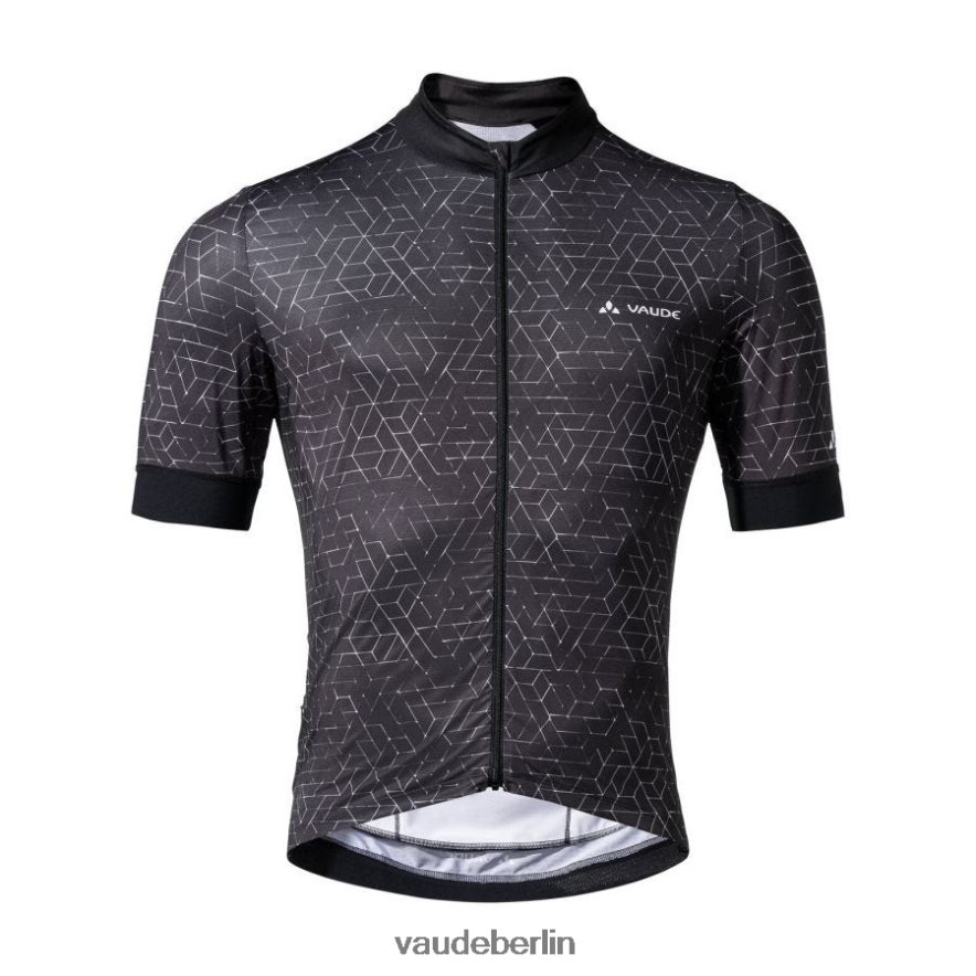 VAUDE Furka Rennradtrikot mit durchgehendem Reißverschluss Schwarz Kleidung HLT4481951