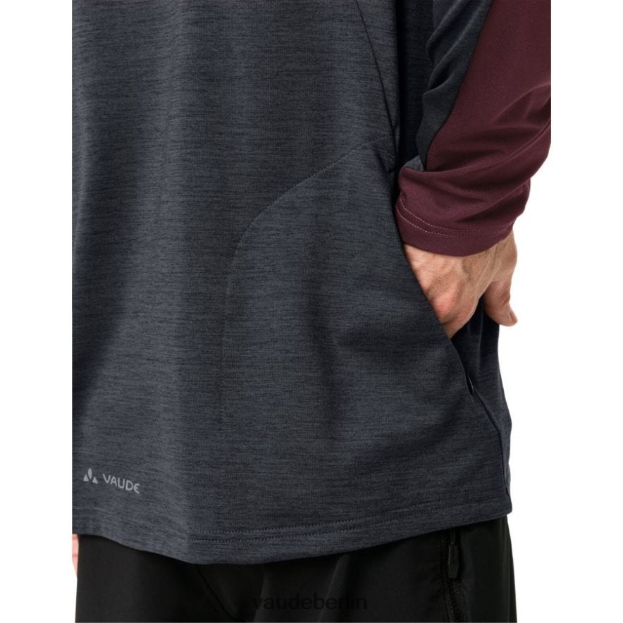 VAUDE Ganzjähriges Moab-Trikot-Radtrikot mit langen Ärmeln dunkle Eiche Kleidung HLT4481996