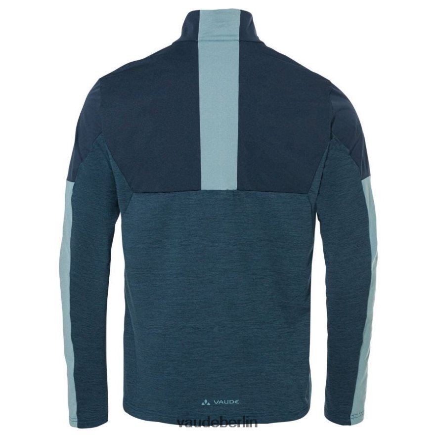 VAUDE Ganzjähriges Moab-Trikot-Radtrikot mit langen Ärmeln dunkles Meer Kleidung HLT4481995
